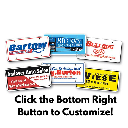 Custom Dealer Tag
